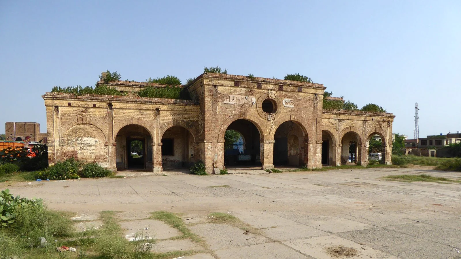 Historic Chakwal Railway Station viewed from the platform