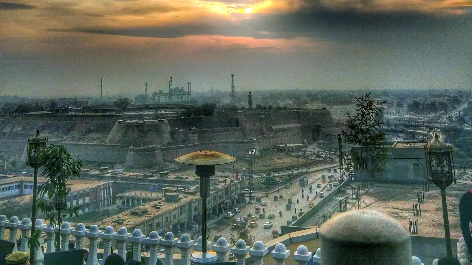 Bala Hisar Fort overlooking the city of Peshawar