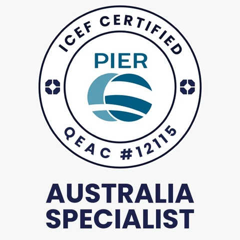 ICEF Certified Australia Specialist, QEAC number 12115