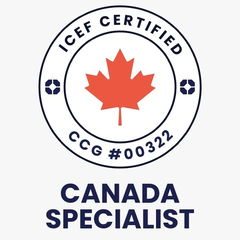 ICEF Certified Canada Specialist, CCG number 00322