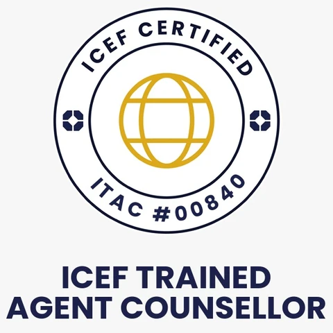 ICEF Trained Agent Counsellor, ITAC number 00840