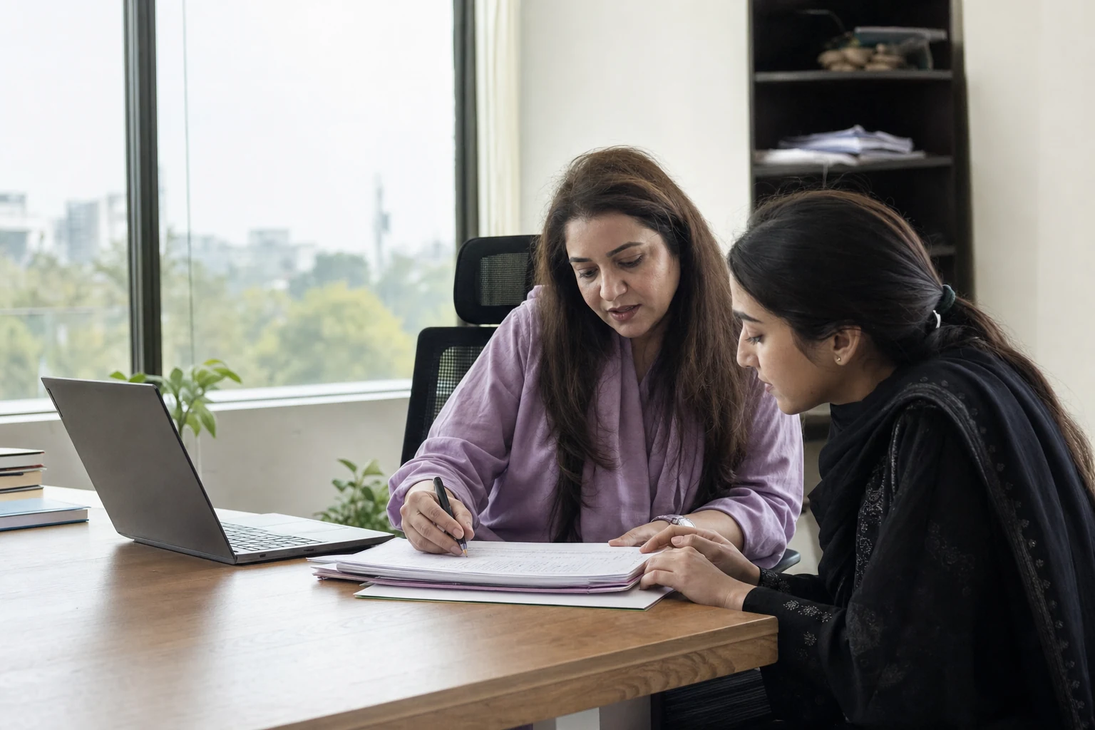 Pakistani student preparing to study abroad