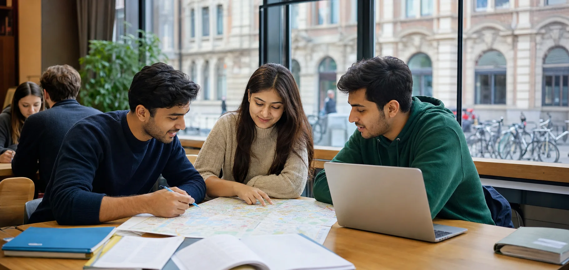 Pakistani students comparing European university and course options