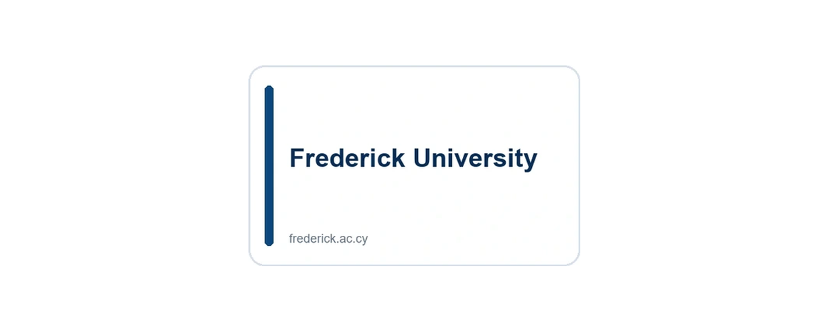 Frederick University official university logo